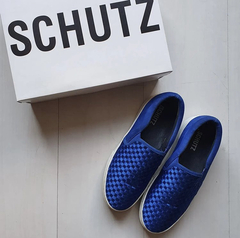 Slip on plataforma Schutz azul 37