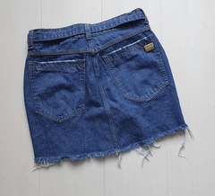 Saia jeans com botões 38 - comprar online