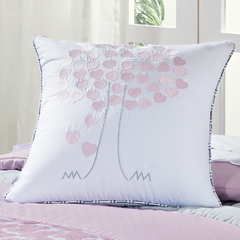 Colcha solteiro amiguinhos estampada + jogo de cama com detalhes bordados nas almofadas 9 peças - Colcha Eudora