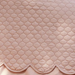 Coleção Victtori - Jogo de cobre leito bordado no percal 400 fios egípcios com três peças - Jogo de cobre leito Queen rosa chá - comprar online