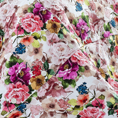 DUVET queen - Capa para edredom bordado em percal 400 fios egípcios Estampa de rosas - comprar online