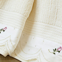Coleção Essenza - Jogo de toalha de banho palha em fio egípcio tamanho gigante - Jogo de toalha de banho 5 peças - comprar online