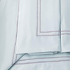 Jogo de lençol queen com bordado festonê no percal 400 fios 100% algodão - Branco com bordado rosa na internet
