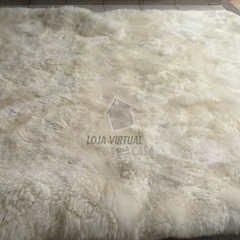 TAPETE DE CARNEIRO Pele Natural Lã Legítima com pelo alto - 1,00 m X 50 cm na internet