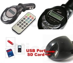 Trasmisor Mp3fm Usb, Sd, Msd Para Carro