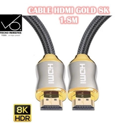 CABLE HDMI GOLD 8K 1.8M