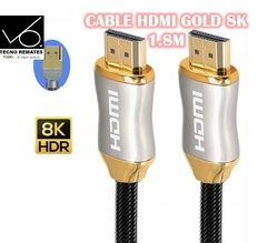 CABLE HDMI GOLD 8K 1.8M - tecno remates