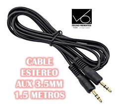 Imagen de CABLE ESTEREO AUX 3.5MM 1 METRO