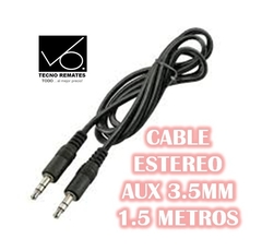 CABLE ESTEREO AUX 3.5MM 1 METRO - tienda online