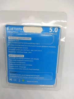 ADAPTADOR BLUETHOOTH 5.0 USB PARA PC - tecno remates