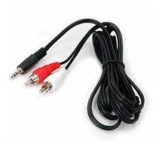 CABLE AUDIO DOS A UNO (RCA a Plug-aux) - tienda online