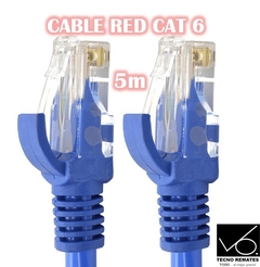 CABLE RED CAT 6  X5M en internet