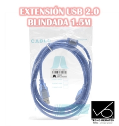 EXTENSIÓN USB 2.0 BLINDADA 1,5M - tecno remates