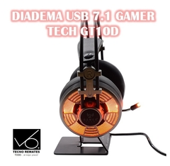 DIADEMA USB 7.1 GAMER TECH GT10D - tienda online
