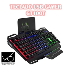 TECLADO USB GAMER GT400T - tecno remates
