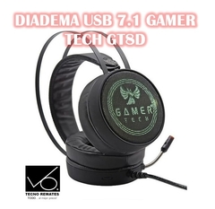 DIADEMA USB 7.1 GAMER TECH GT8D - tienda online