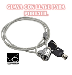 GUAYA CON LLAVE PARA PORTATIL - comprar online