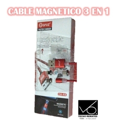 CABLE MAGNETICO 3 EN 1 - tienda online