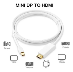 CABLE MINI DP A HDMI MACHO 1080P - comprar online