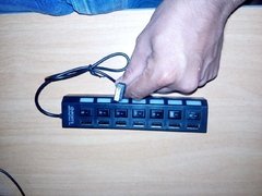 USB MULTIPUERTO X 7 LED - tecno remates