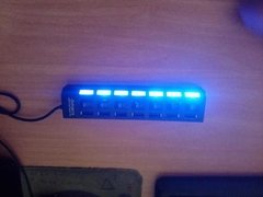 USB MULTIPUERTO X 7 LED - tienda online