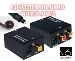 CONVERTIDOR AUDIO OPTICO A RCA - comprar online