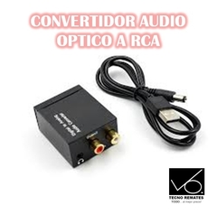 Imagen de CONVERTIDOR AUDIO OPTICO A RCA