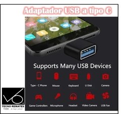 ADAPTADOR OTG USB A TIPO C - tienda online