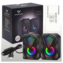 SPEAKER USB RGB PC X2 - tecno remates