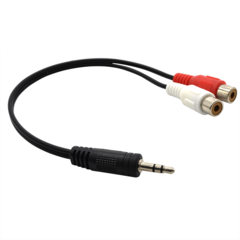 CABLE ESTEREO A RCA HEMBRA