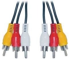 Cable Rca 3 a 3 - 1,8 Metros