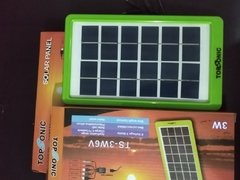 CARGADOR SOLAR USB TOPSONIC TS-3W6V en internet