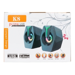 SPEAKERS USB RGB PC K8 - tecno remates