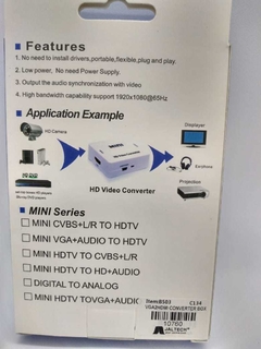 CONVERTIDOR VGA A HDMI - tienda online