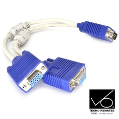 CABLE SPLIT X2 VGA - tecno remates