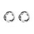 Moebius Sterling Silver Earring Large