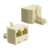 Kit Adaptador Rj45 1 Macho + 2 Fêmea-chipsce