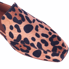 Loafer Onça em Lona - MAHASA Calçados Femininos
