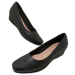 Sapato Anabela Piccadilly 143133 - Preto - comprar online