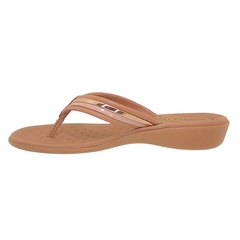 Chinelo Feminino Beira Rio 8224.804 Anabela - Nude - Loja Exclusiva Jundiaí