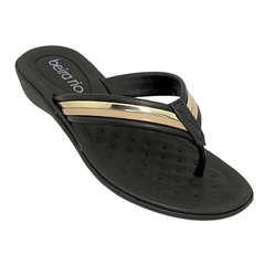 Chinelo Feminino Beira Rio 8224.804 Anabela - Preto