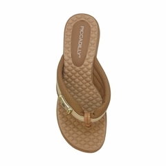 Tamanco Anabela Piccadilly Flatform 540357 - Bege na internet