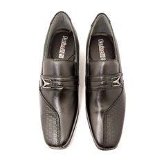 Sapato Masculino Farinelli 33290 Social - Preto  (com Elástico) Couro - comprar online