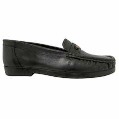 Sapato Masculino Mocassim Gum Couro - Preto - comprar online