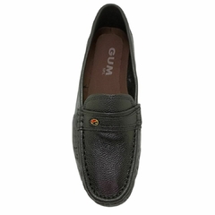 Sapato Masculino Mocassim Gum Couro - Preto na internet