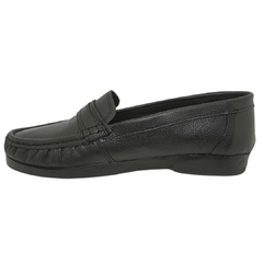 Sapato Masculino Mocassim Gum Couro - Preto - Loja Exclusiva Jundiaí