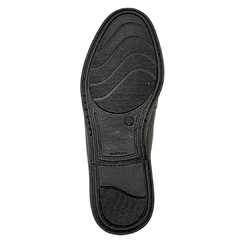 Sapato Masculino Mocassim Gum Couro - Preto - loja online