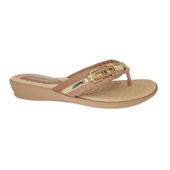 Chinelo PICCADILLY 500347 Anabela - Nude - comprar online