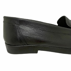 Imagem do Sapato Masculino Mocassim Gum Couro - Preto