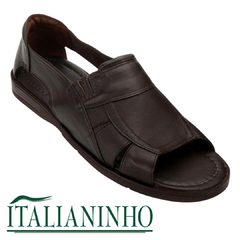 Sandália Masculina Italianinho 34.503 - Marrom